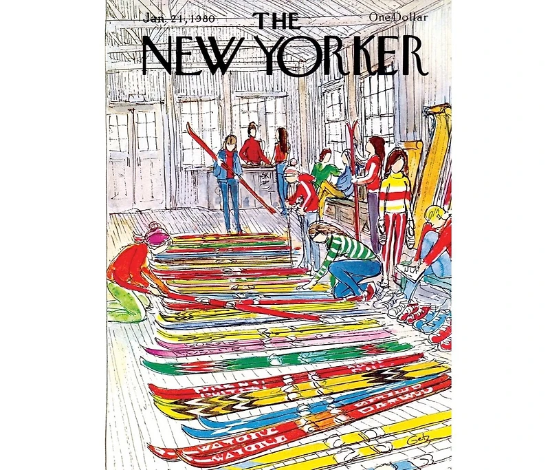 New York Puzzle Company Ski Shop 750 Piece Puzzle