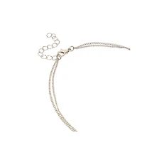 Sohi Women's The Hanging Chain Bar Lariat Necklace