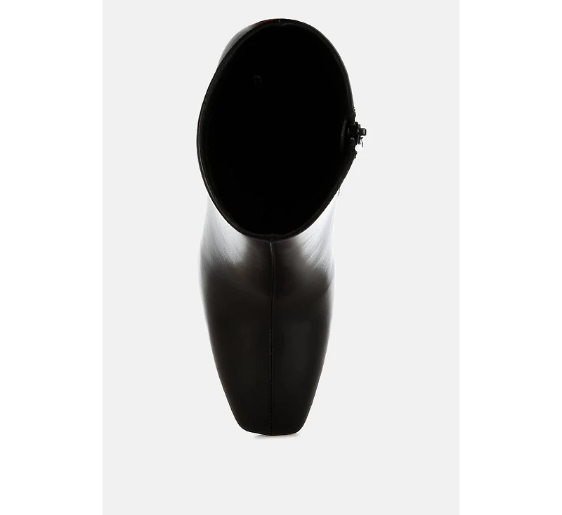 Bruna Square Toe Ankle Boots Women