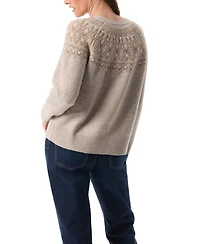 Gloria Vanderbilt Women's Juna Fair Isle Long Sleeves Sweater