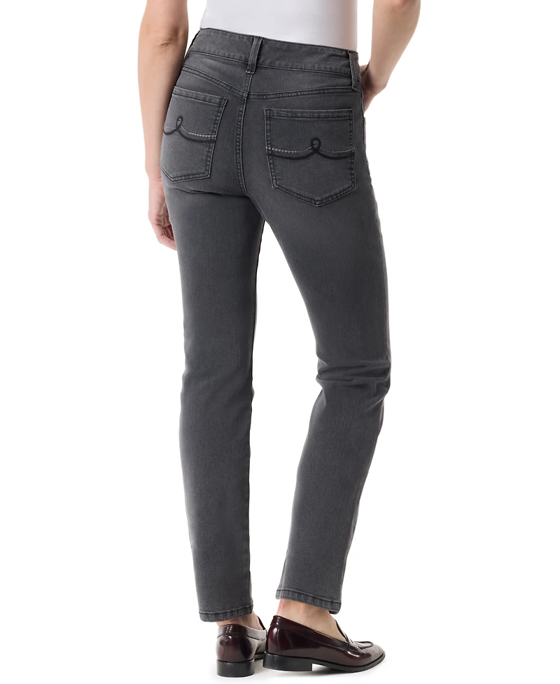 Gloria Vanderbilt Women's High Rise Straight Jeans