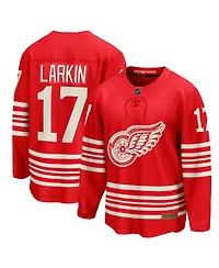 Fanatics Men's Dylan Larkin Red Detroit Wings Centennial Breakaway Jersey