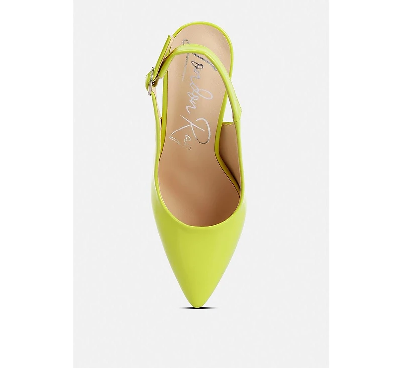 London Rag Dalaney Slingback High Block Sandals Women