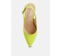 London Rag Dalaney Slingback High Block Sandals Women