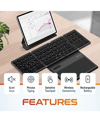 Delton F92 Wireless Keyboard with Large Touchpad (DKBF92)