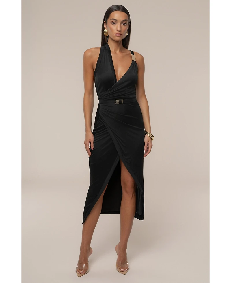Jluxlabel Anniversary Belted Wrap Dress