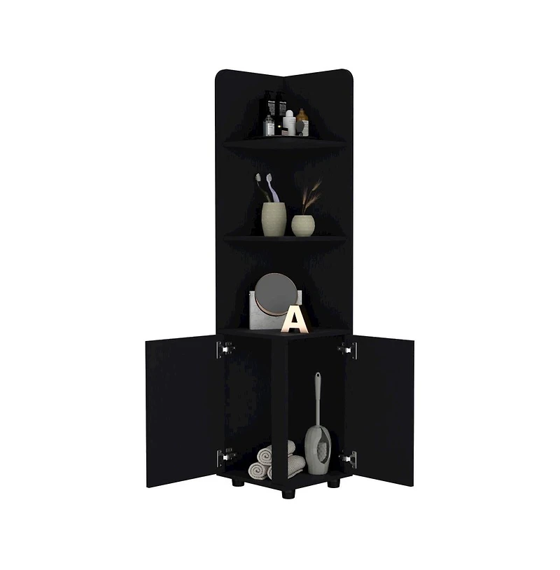 We Have Furniture Freestanding Cabinet Kairatu , Bathroom, Black