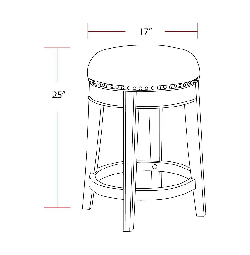 Parker House Furniture Parker House Sundance - Smokey Grey Swivel Stool