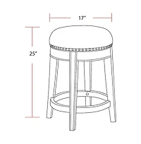 Parker House Furniture Parker House Sundance - Smokey Grey Swivel Stool