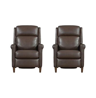 Parker Living Walnut Whirl Power Cordless High Leg Recliner P2 Two Pack