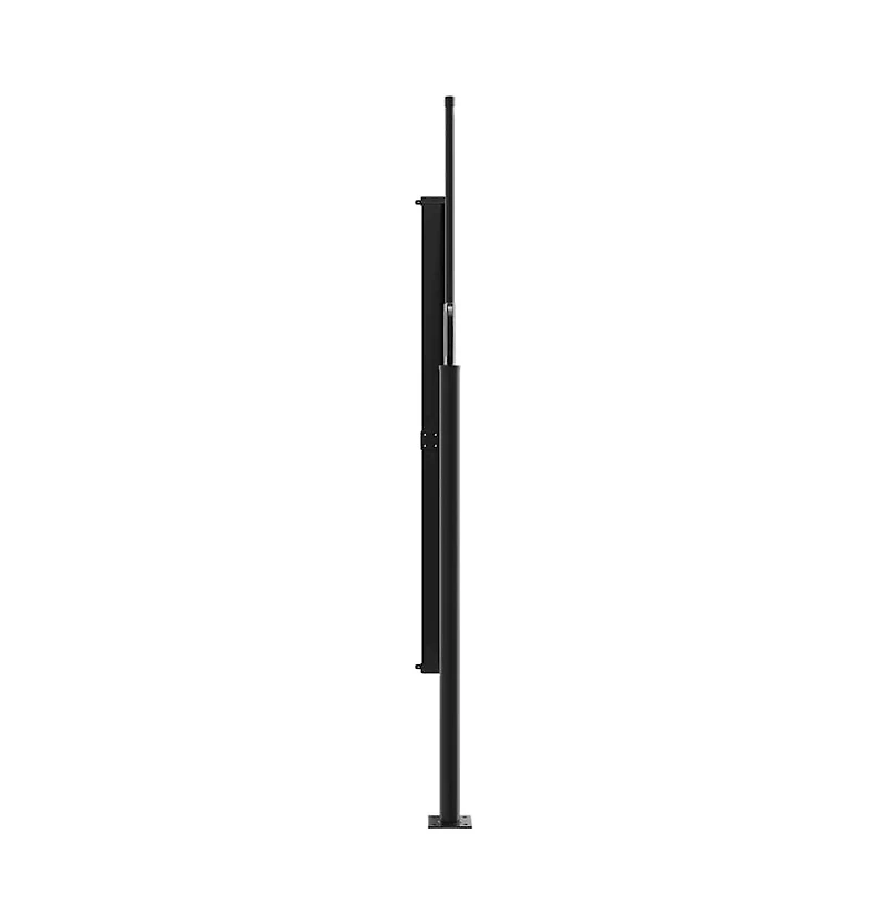 vidaXL Retractable Side Awning Anthracite Polyester with Pu coating
