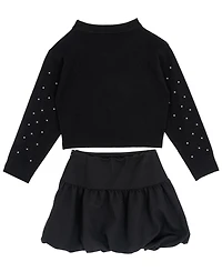 Rare Editions Girls 7-12 2-Piece Sweater and Skort Set