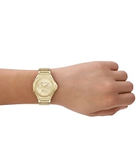 Armani Exchange Women's Multifunction Gold-Tone Stainless Steel Watch, 36mm