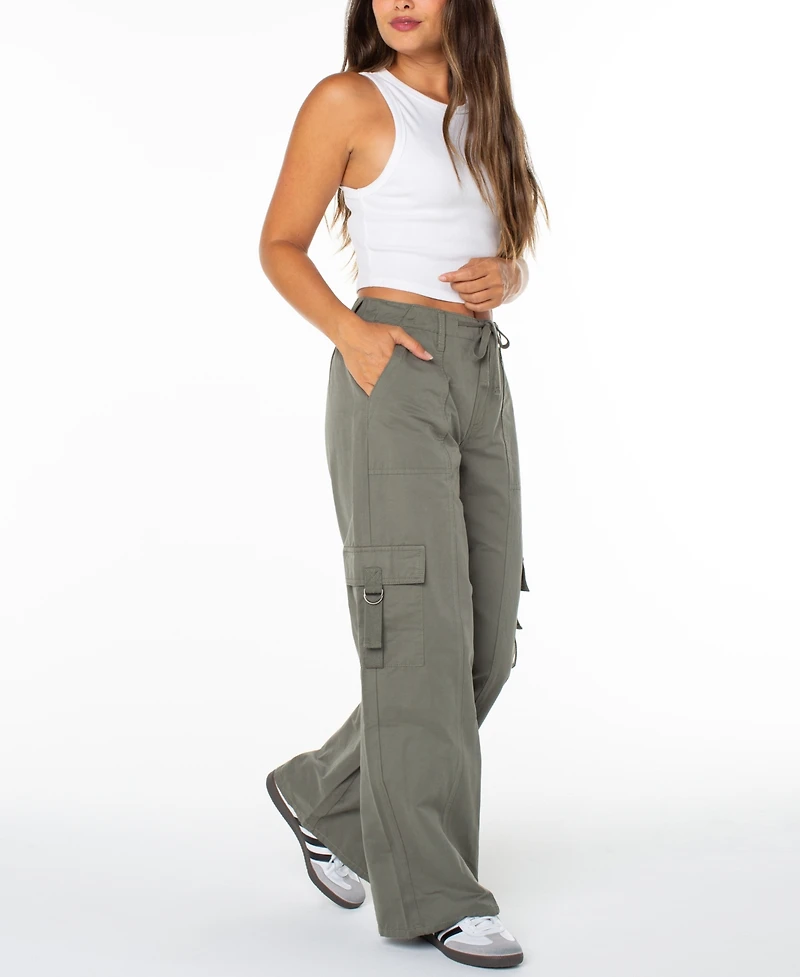 Celebrity Pink Juniors' Drawstring Cargo Utility Pants