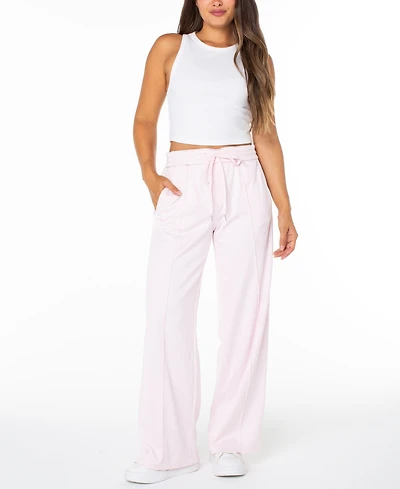 Celebrity Pink Juniors' Side-Striped Track Pants
