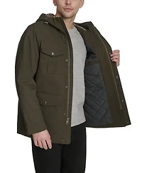 Levi's Men's Field Parka with Plaid Lining Jacket