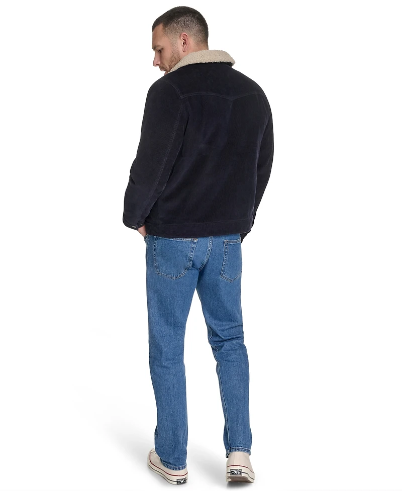 Levi's Men's Corduroy Trucker with Sherpa Collar Jacket