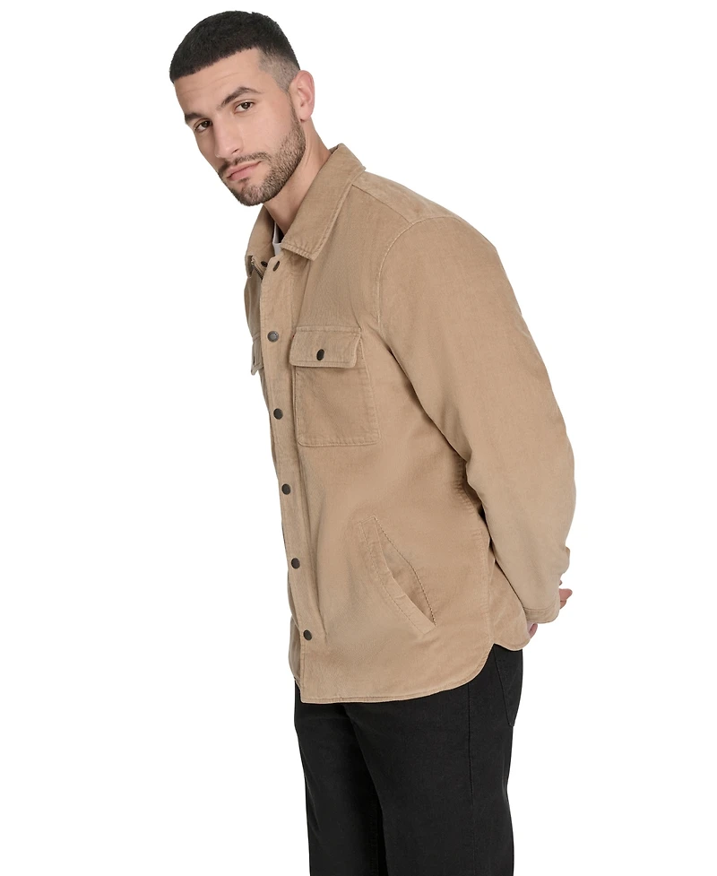 Levi's Men's Corduroy Plaid Lining Shirt Jacket