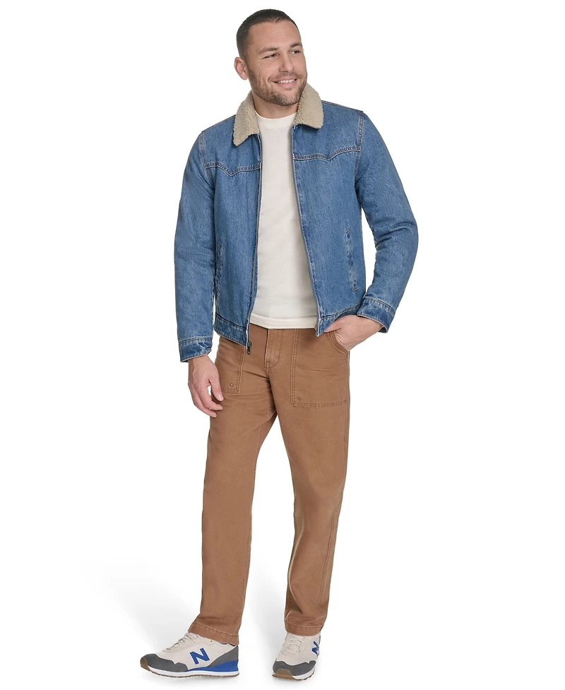 Levi's Men's Denim Western Sherpa Lined Collar Jacket