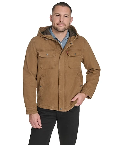 Levi's Men's Cotton Canvas Hood Jacket