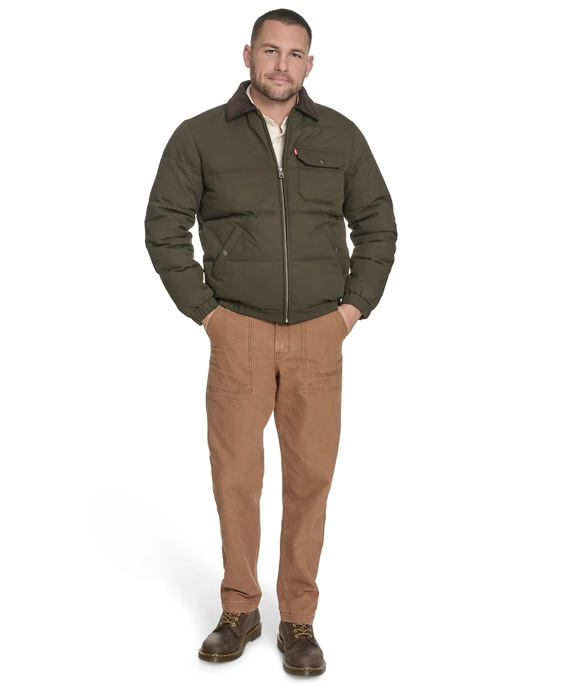 Levi's Men's Quilted Corduroy Collar Depot Jacket