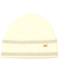 Michael Michael Kors Women's Signature 2-Piece Mk Sport Tape Cuff Beanie and Scarf Set