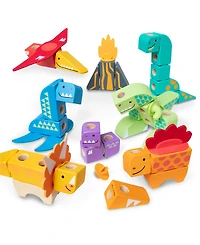 Melissa & Doug Dinosaur Blockables Play Set Toy