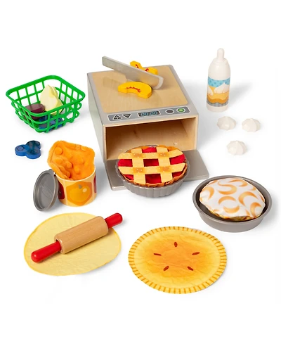 Melissa & Doug "Doughlicious" Cook, Bake & Serve Pretend Play Set