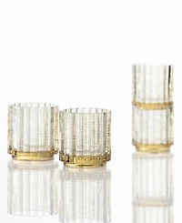 Fortessa Mahalo Double Old-Fashioned Glasses, Set of 4