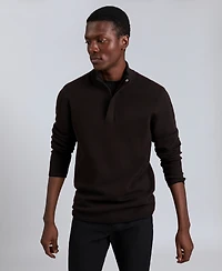 Kenneth Cole Men's Quarter Zip Sweater