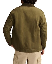Lucky Brand Men's Jungle Green Long Sleeve Spread Collar Jacket