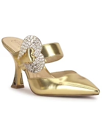 Jessica Simpson Women's Favica Heart Buckle Stiletto Pumps