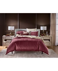 Hotel Collection Metallic Strie 3-Pc. Duvet Cover Set