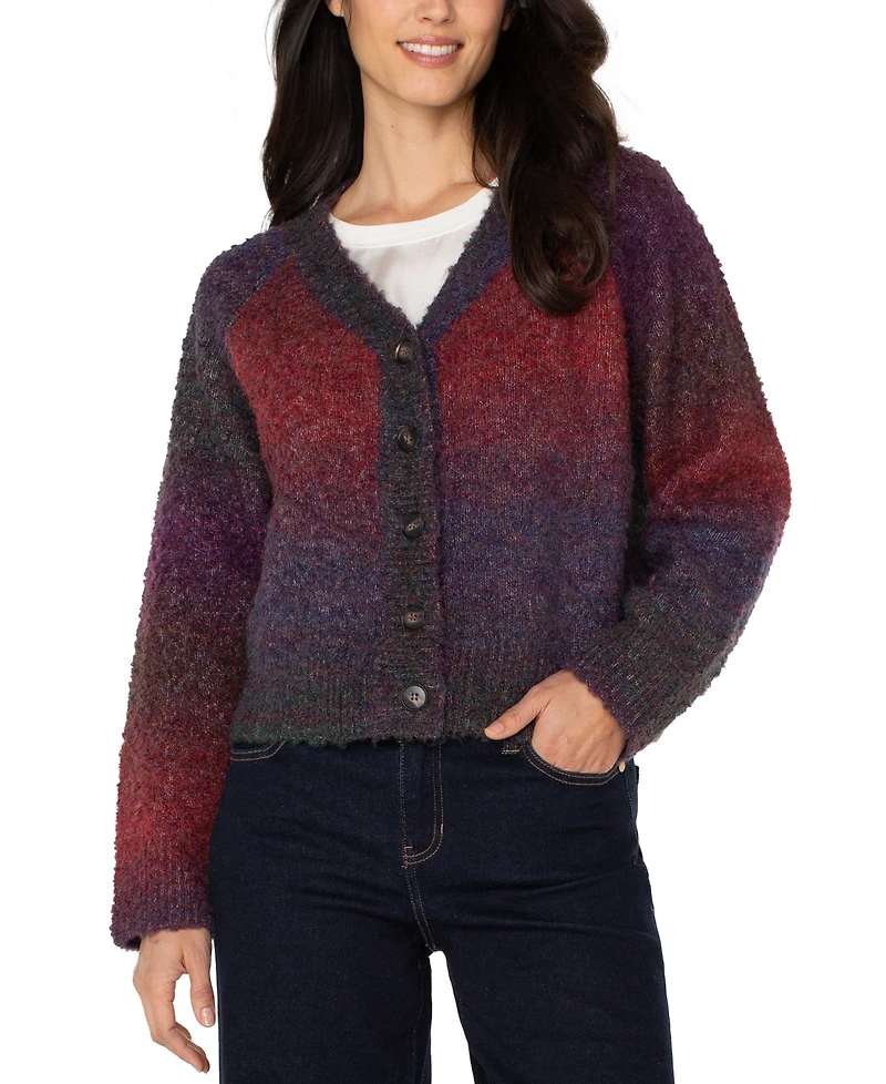 Liverpool Los Angeles Women's Textured Long Sleeves Cardigan