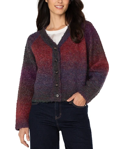 Liverpool Los Angeles Women's Textured Long Sleeves Cardigan
