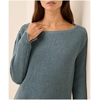 Pact Women's Luxe Knit Boatneck Sweater