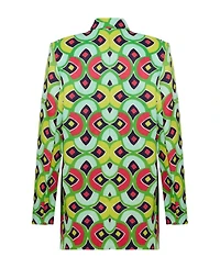 Nocturne Women's Double-Breasted Print Jacket