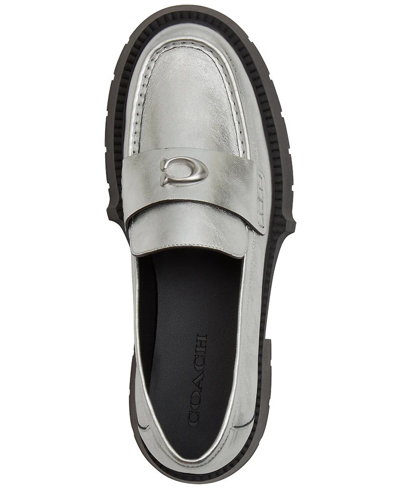 Coach Women's Leah Platform Lug Sole Loafers