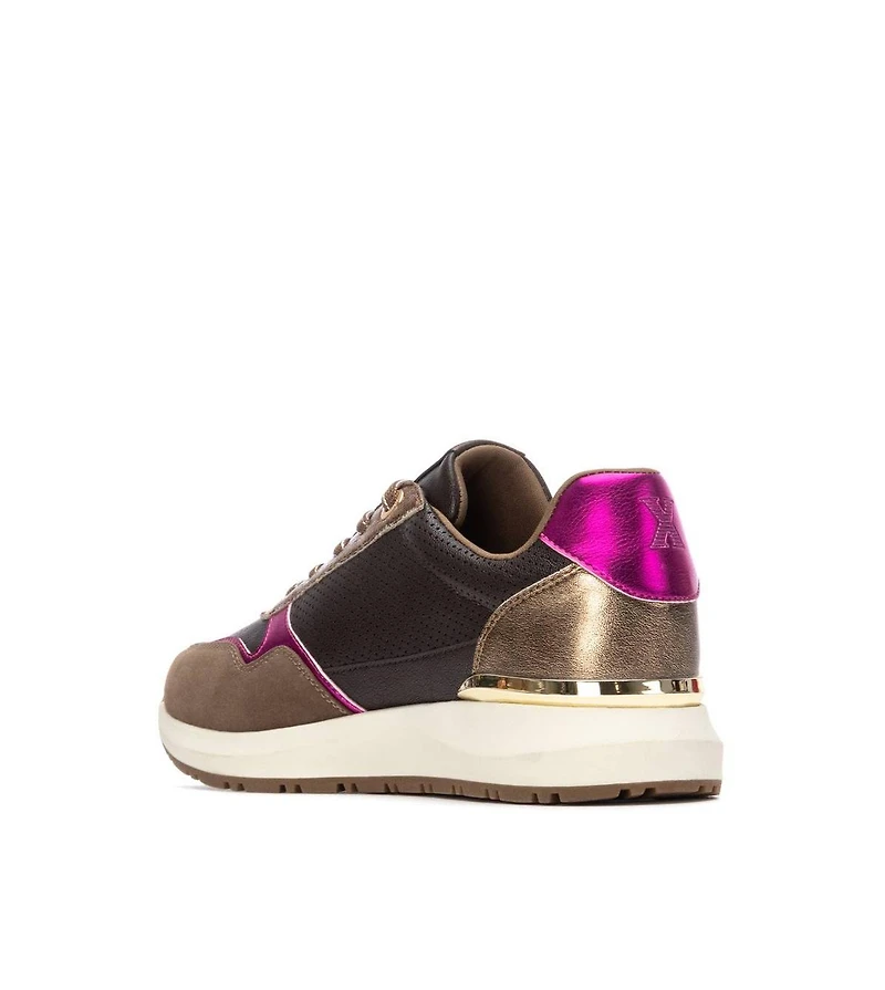 Xti Women's Side Zipper Casual Sneakers By