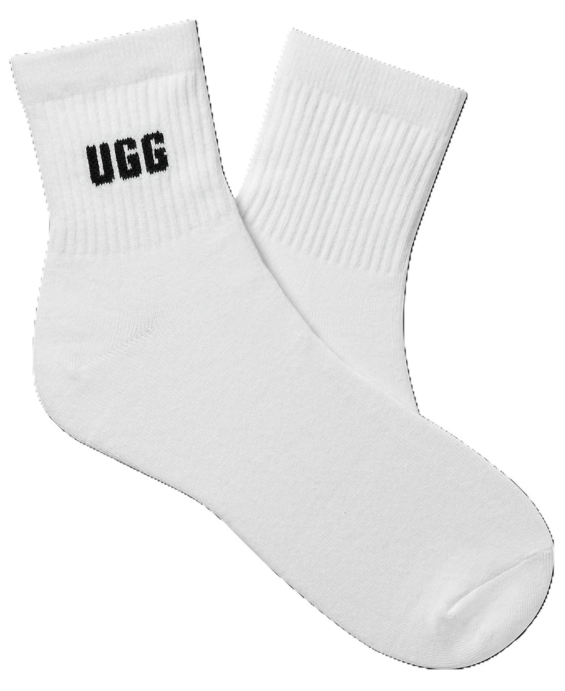 Ugg Women's 2-Pack Quinlin Logo Quarter Socks
