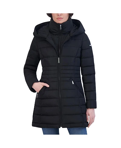 Laundry By Shelli Sega Fitted Puffer Coat