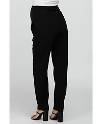 Pinkblush Maternity Navy Blue Pleated Relax Fit Pants