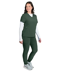 Medgear Women's 4-Way Stretch 12-Pocket Jogger Set