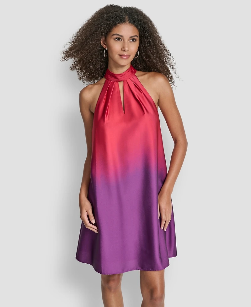 Dkny Petite Sleeveless Mock Neck Shift Dress