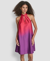 Dkny Petite Sleeveless Mock Neck Shift Dress