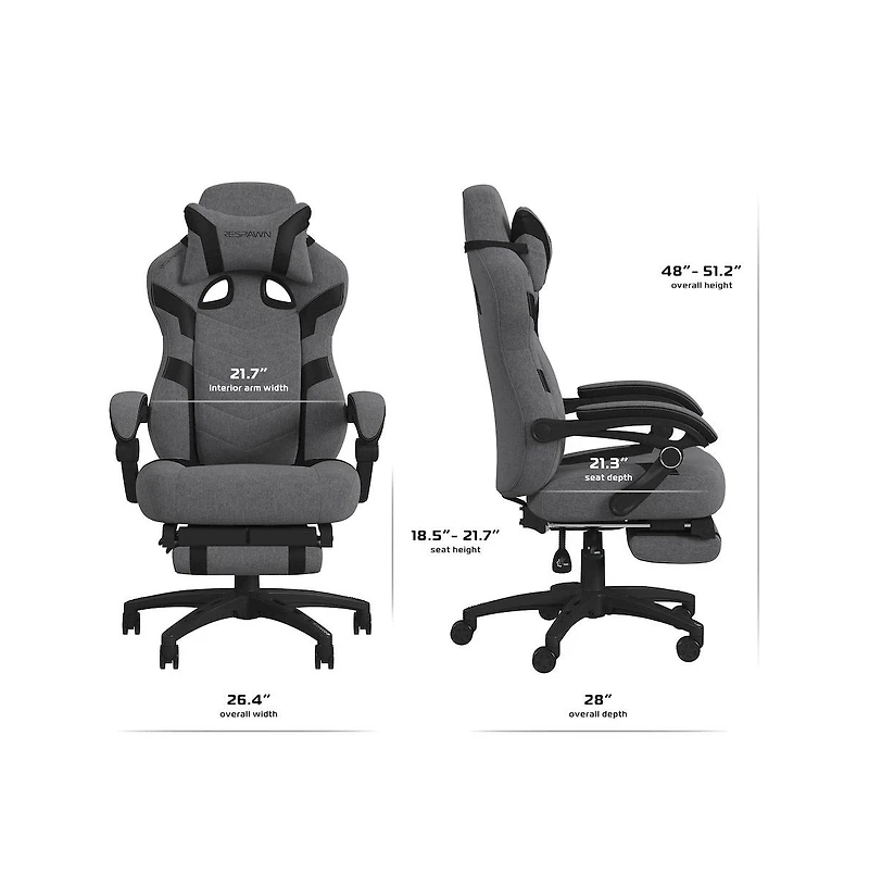 Respawn Gaming Chairs For Adults With Headrest Pillow
