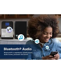 Emerson Es-4000 Bluetooth Stereo System with Usb MP3, Cd Player and Fm Radio