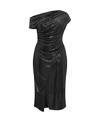 City Chic Women's Shimmy Midi Dress