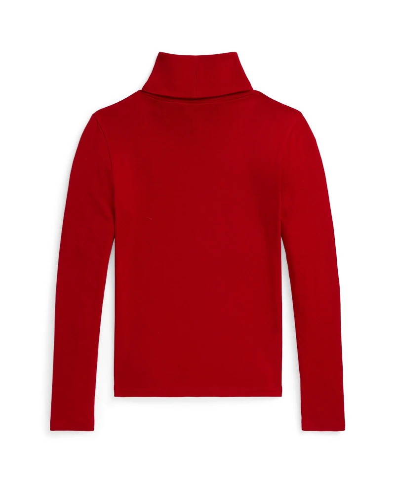 Polo Ralph Lauren Girls 7-16 Ribbed Cotton-Blend Turtleneck