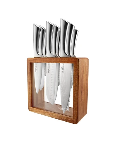 Cuisine::pro Damashiro Hiryu 10-Pc. Knife Block Set